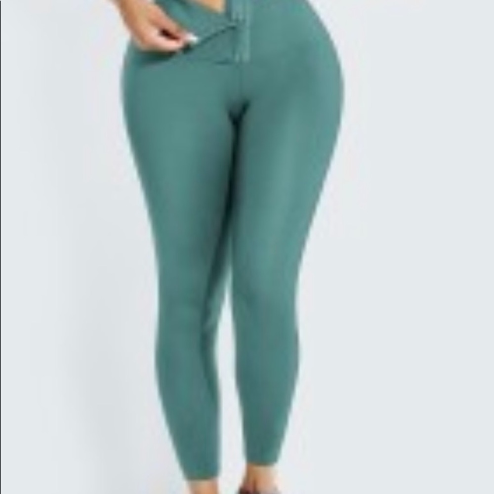 High waist 3 row compression leggings